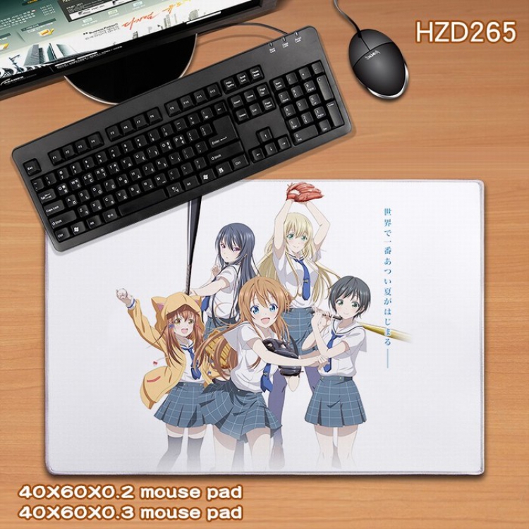 The Quintessential Q Anime rubber Desk mat mouse pad 40X60CM HZD265