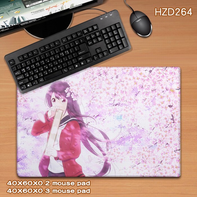 Anime rubber Desk mat mouse pad 40X60CM HZD264