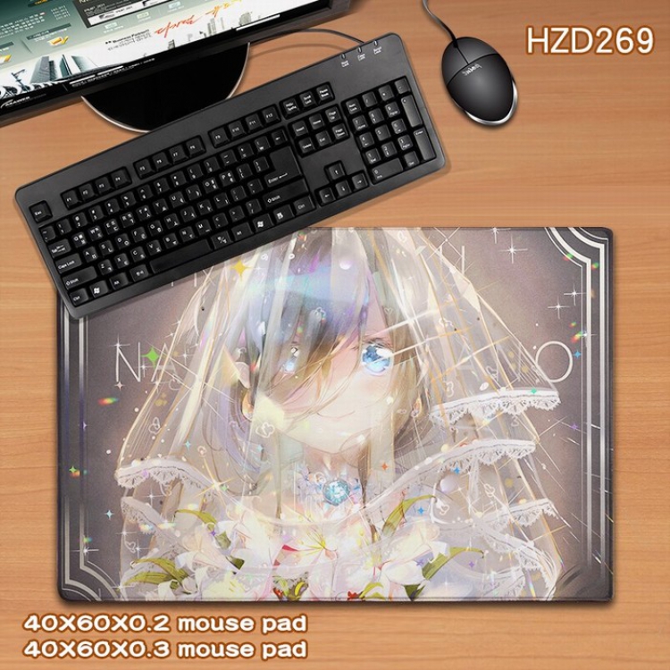 The Quintessential Q Anime rubber Desk mat mouse pad 40X60CM HZD269