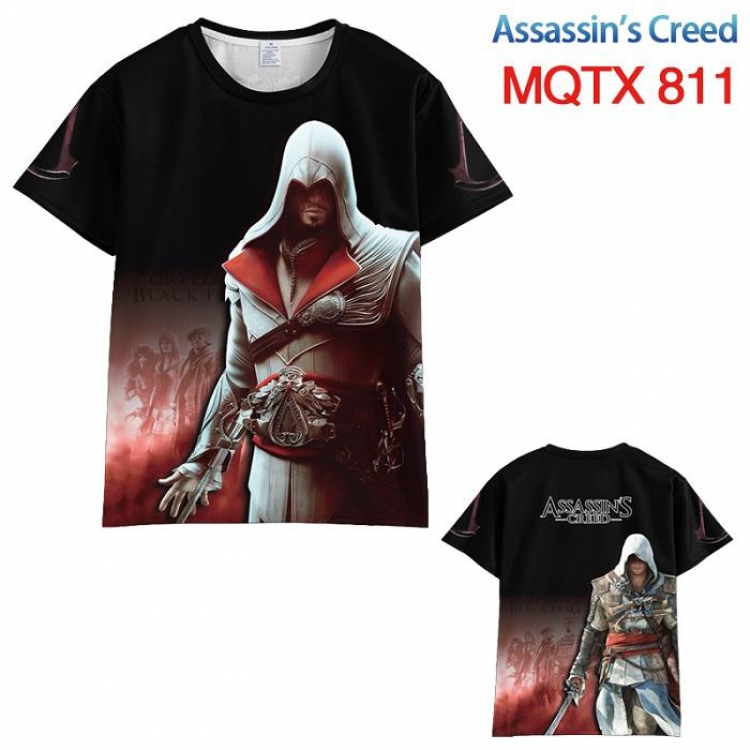 Assassin Creed Full color printed short sleeve t-shirt 10 sizes from XXS to 5XL MQTX811