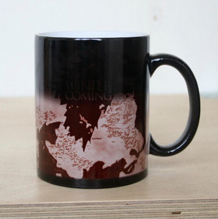 Game of Thrones Black Ceramics Discoloration Cup Boxed 301-400ML price for 2 pcs Style B