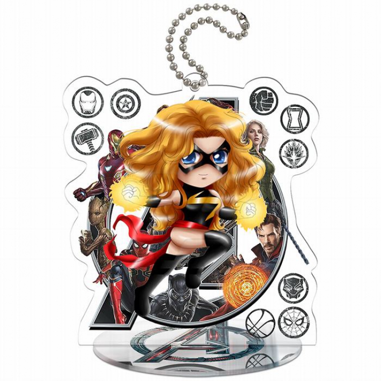 The avengers allianc Q version Small Standing Plates Acrylic keychain pendant 9-10CM Style A
