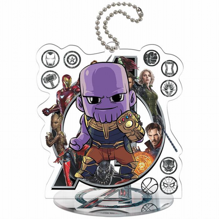 The avengers allianc Q version Small Standing Plates Acrylic keychain pendant 9-10CM Style E