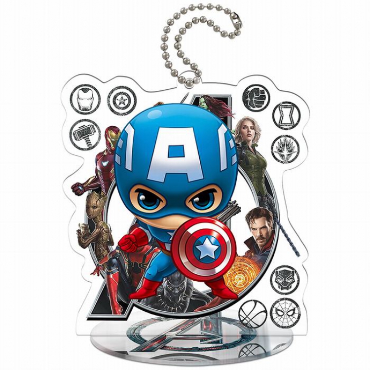 The avengers allianc Q version Small Standing Plates Acrylic keychain pendant 9-10CM Style G