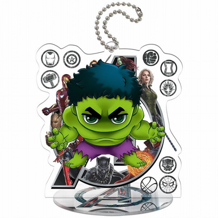The avengers allianc Q version Small Standing Plates Acrylic keychain pendant 9-10CM Style F
