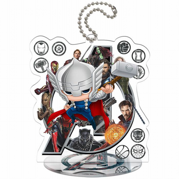 The avengers allianc Q version Small Standing Plates Acrylic keychain pendant 9-10CM Style K