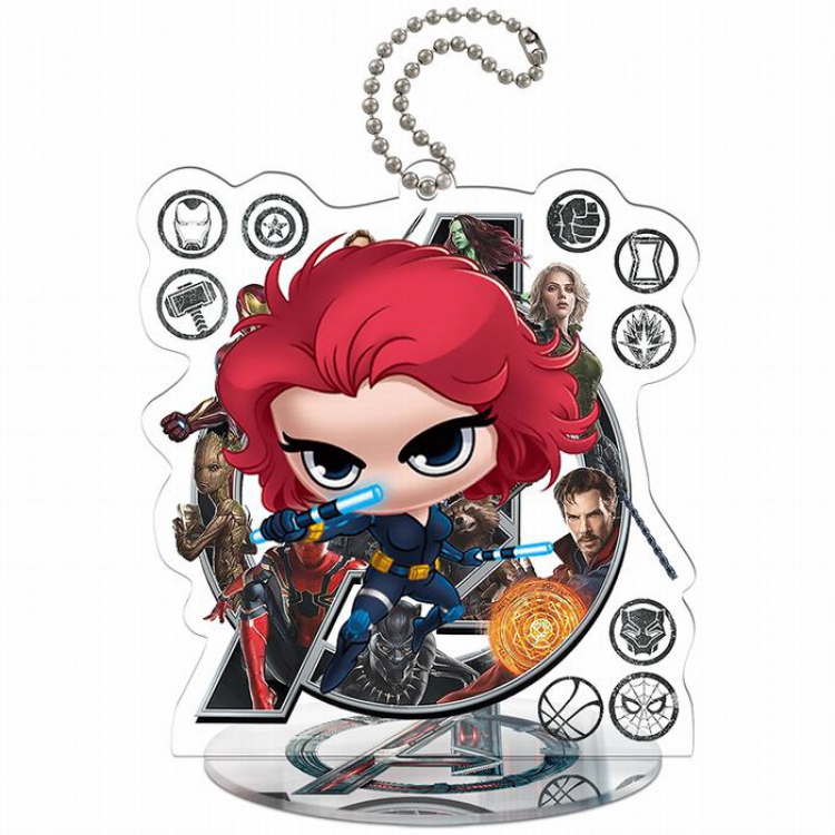 The avengers allianc Q version Small Standing Plates Acrylic keychain pendant 9-10CM Style N
