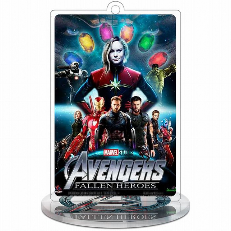 The avengers allianc Rectangular Small Standing Plates acrylic keychain pendant 9-10CM Style E