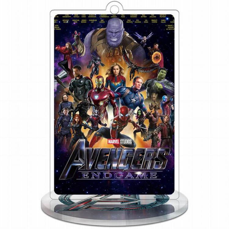 The avengers allianc Rectangular Small Standing Plates acrylic keychain pendant 9-10CM Style C