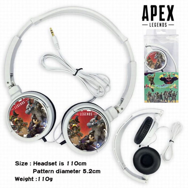 Apex Legends Headset Head-mounted Earphone Headphone 110G Style L