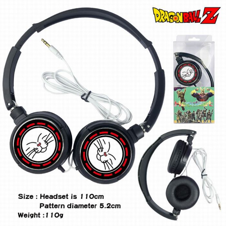 DRAGON BALL Headset Head-mounted Earphone Headphone 110G Style 02