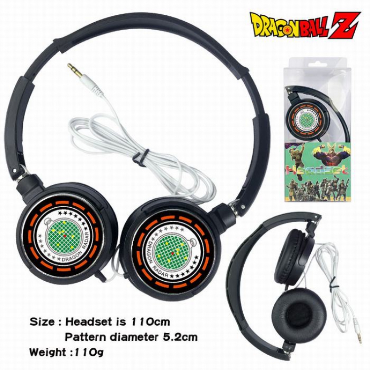 DRAGON BALL Headset Head-mounted Earphone Headphone 110G Style 01