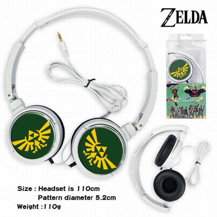 The Legend of Zelda Headset Head-mounted Earphone Headphone 110G Style 01
