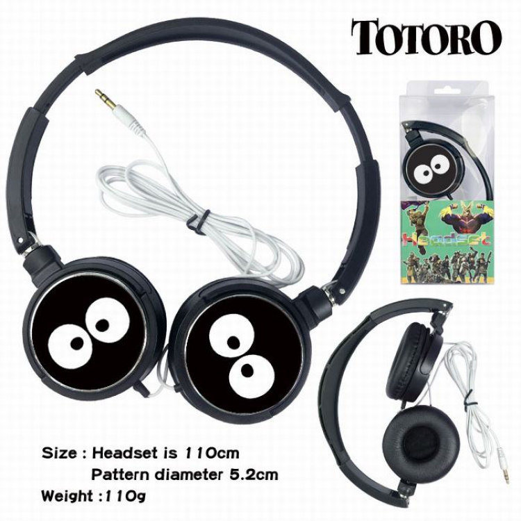 TOTORO Headset Head-mounted Earphone Headphone 110G Style A