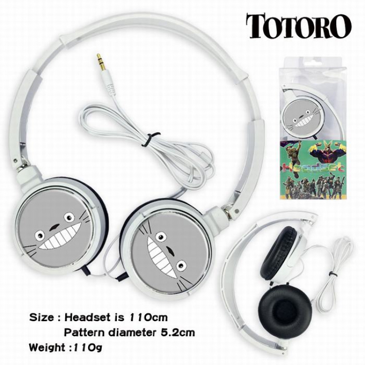 TOTORO Headset Head-mounted Earphone Headphone 110G Style 02