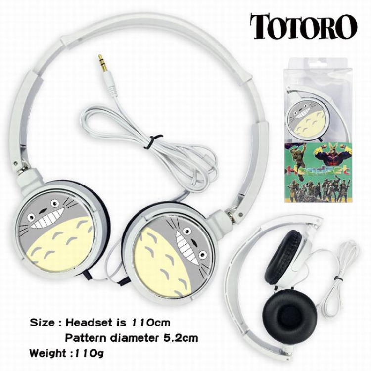 TOTORO Headset Head-mounted Earphone Headphone 110G Style 03