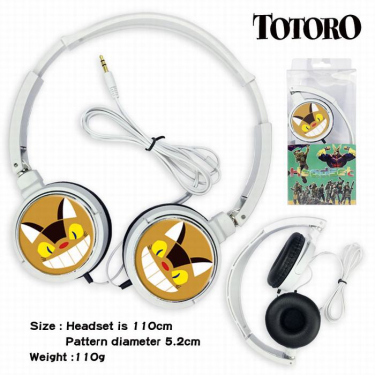 TOTORO Headset Head-mounted Earphone Headphone 110G Style 04