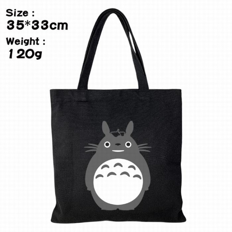 TOTORO Canvas shopping bag shoulder bag Tote bag 35X33CM 120G Style 5