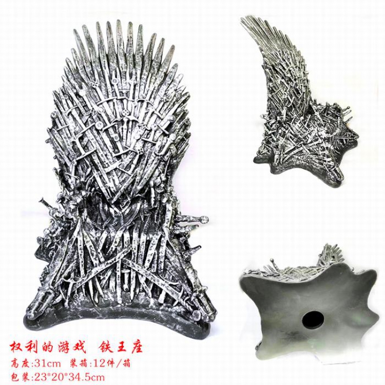 Game of Thrones Throne seat Boxed Figure Decoration 31CM a box of 12