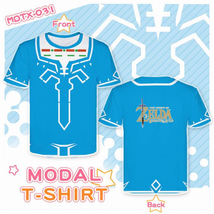 The Legend of Zelda Full color modal T-shirt short sleeve XS-5XL MDTX031