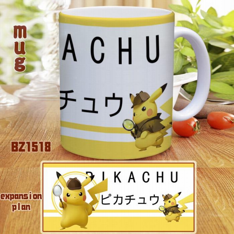 Detective Pikachu Color ceramic mug cup BZ1518