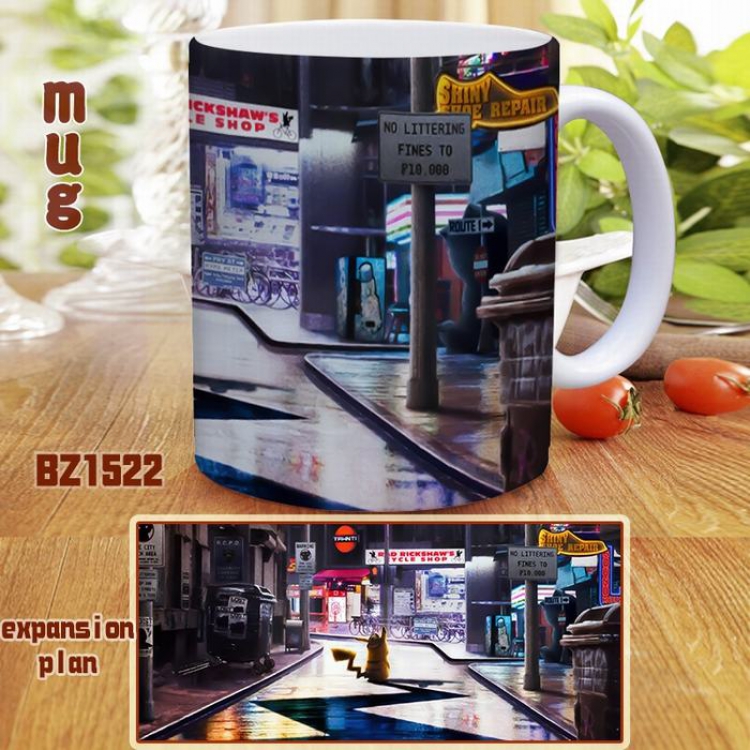 Detective Pikachu Color ceramic mug cup BZ1522
