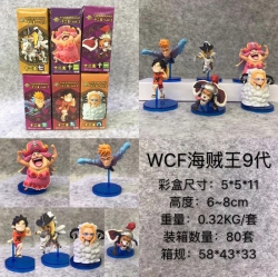 One Piece WCF a set of 6 Boxed...