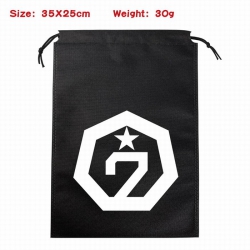 GOT7 Canvas drawstring storage...