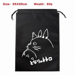 TOTORO Canvas drawstring stora...