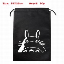 TOTORO Canvas drawstring stora...