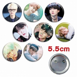 BTS a set of 8 Tinplate Badge ...