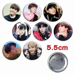 BTS a set of 8 Tinplate Badge ...