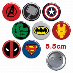 Super hero a set of 8 Tinplate...