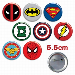 Super hero a set of 8 Tinplate...