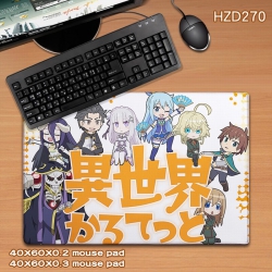 Anime rubber Desk mat mouse pa...