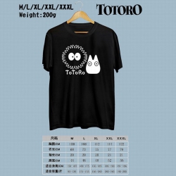 TOTORO Printed round neck shor...