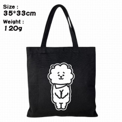 BTS BT21 Canvas shopping bag s...