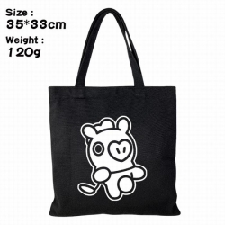 BTS BT21 Canvas shopping bag s...