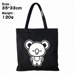 BTS BT21 Canvas shopping bag s...