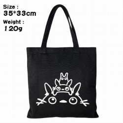 TOTORO Canvas shopping bag sho...