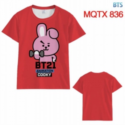 BTS BT21 Full color printed sh...