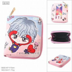 BTS BT21 Full color Zipper PU ...