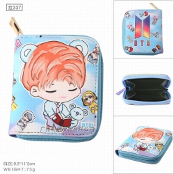 BTS BT21 Full color Zipper PU ...