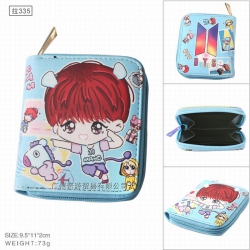 BTS BT21 Full color Zipper PU ...