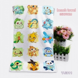 Pokemon Pikachu Towels Bath to...