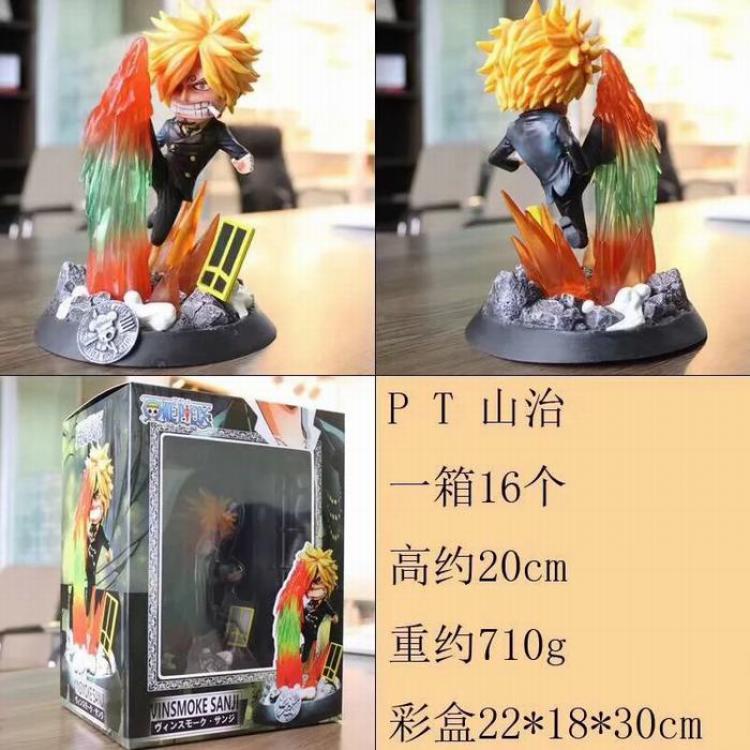 One Piece PT Vinsmoke Sanji Boxed Figure Decoration 20CM a box of 16