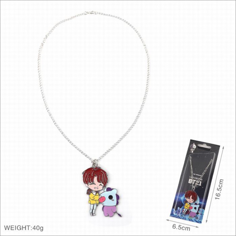 BTS BT21 Necklace pendant Style D