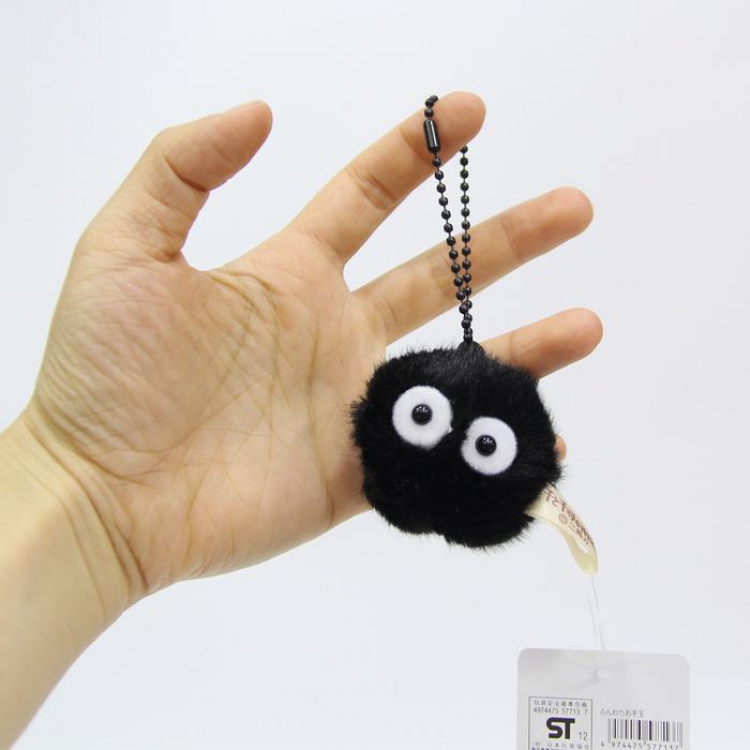 Spirited Away Black charcoal Plush pendant price for 10 pcs 5X5CM