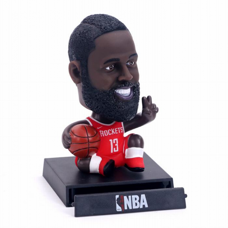 NBA Shake head Boxed Figure Decoration Mobile phone holder