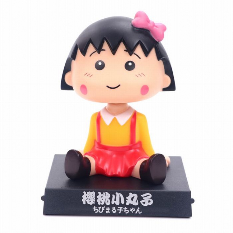 sakura momoko Shake head Boxed Figure Decoration Mobile phone holder